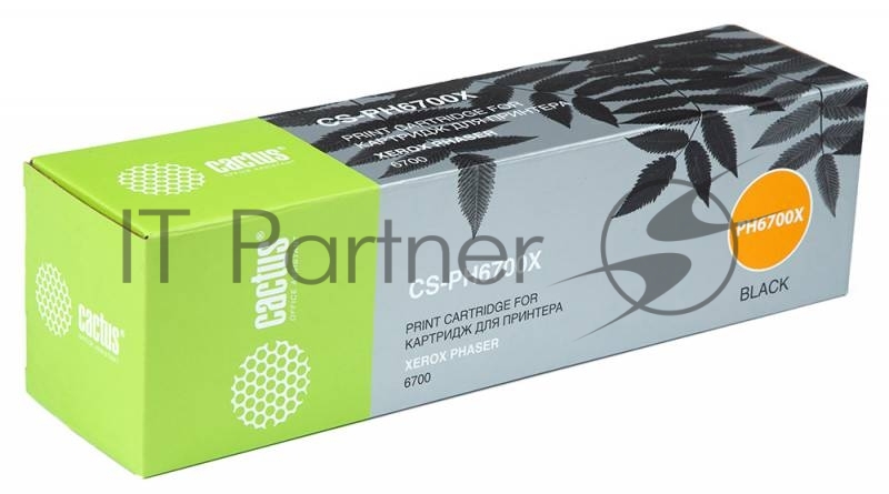 Картридж лазерный Cactus CS-PH6700X (106R01526) черный (18000 стр.) для Phaser 6700