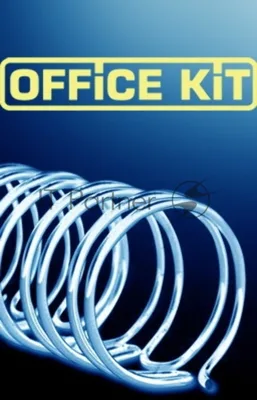Пружины для переплета металлические Office Kit d=14.3 мм 100-120 лист A4 черный (100 шт) OKPM916B