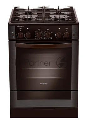 Плита газовая Gefest 6500-02 0045 коричневый, конфорок 4 шт, духовка 52 л, 60 см x 85 см x 60 см