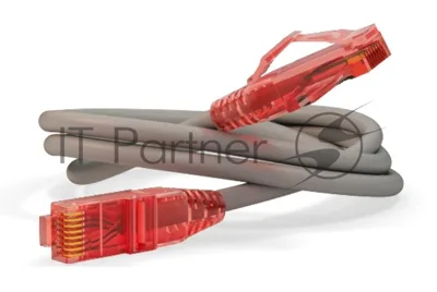 Патч-корд Hyperline U/­UTP, Cat.5e, LSZH, 3 м, серый 