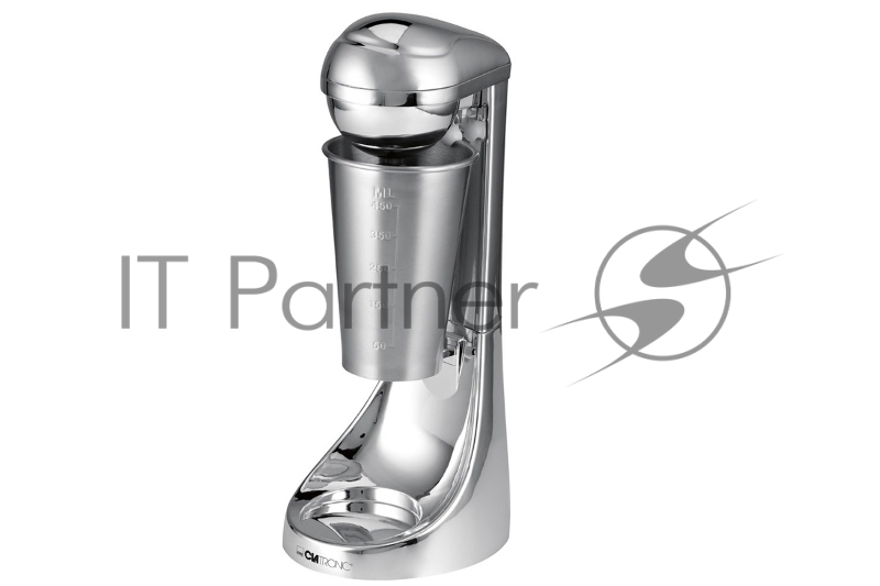 Миксер Clatronic BM-3472 серебристый, стационарный, 65 Вт, 0.45 л, 2 скорости