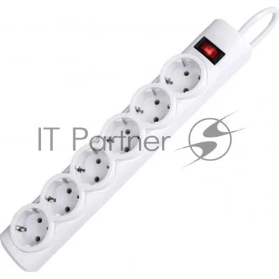 Сетевой фильтр Defender DFS 155 5.0 m, 6 розеток, белый