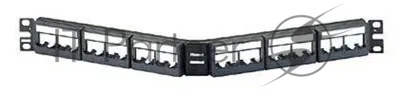 Патч-панель Panduit (CPPLA24WBLY) 19" 24 порт. наборн. угловая 1U