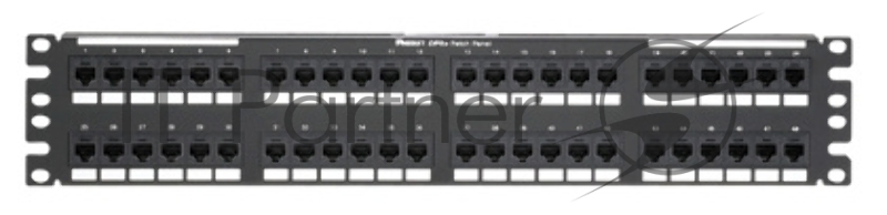 Патч-панель Panduit (DP485E88TGY) 19" 48хRJ45 кат.5E