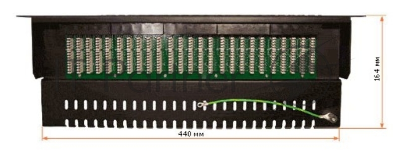 Патч-панель TWT (TWT-PP50TEL45) телефонная. 19". 1U. 50 портов RJ-45