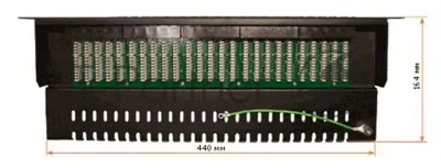 Патч-панель TWT (TWT-PP50TEL45) телефонная. 19". 1U. 50 портов RJ-45