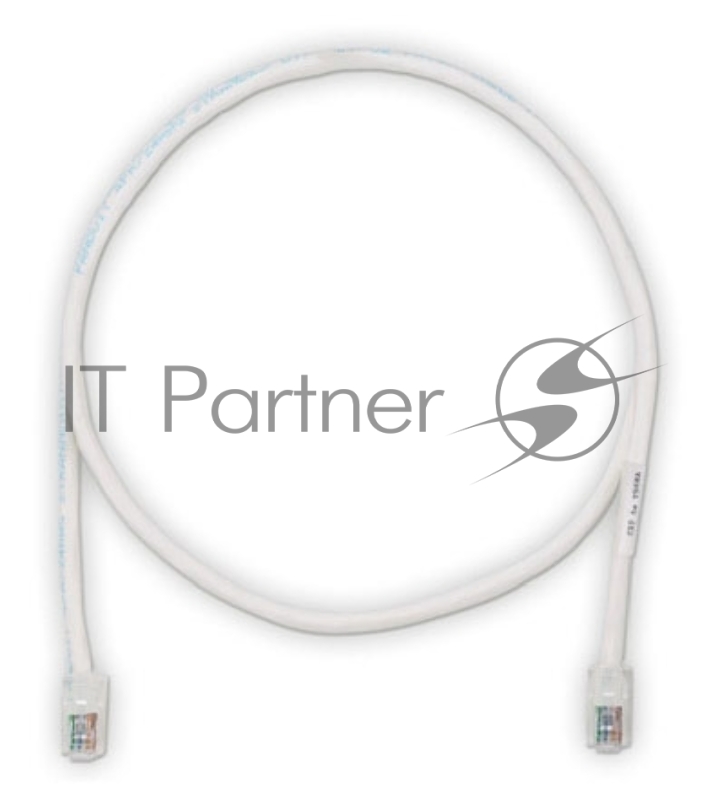 Кабель Патч-корд Panduit UTPCH10MY вилка RJ-45-вилка RJ-45 кат.5е 10м белый ПВХ