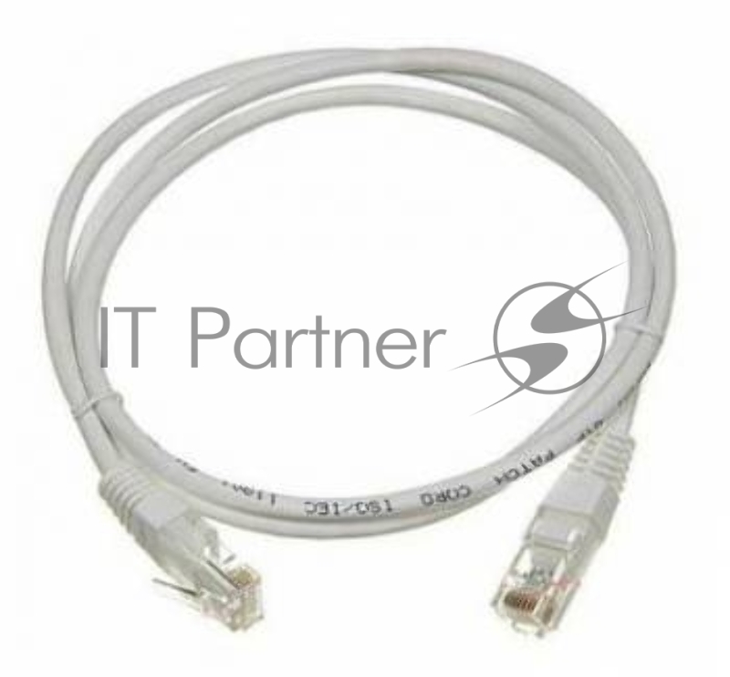 Патч-корд LANMASTER TWT RJ-45 (m)-RJ-45 (m) cat.5e 0.5м серый