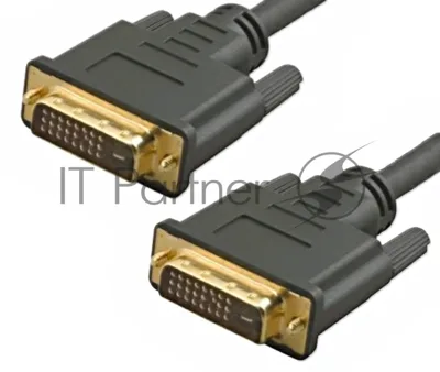Кабель 5bites APC-096-020 DVI M/DVI M (24+1) double link, зол.разъемы, ферр.кольца, 2м.
