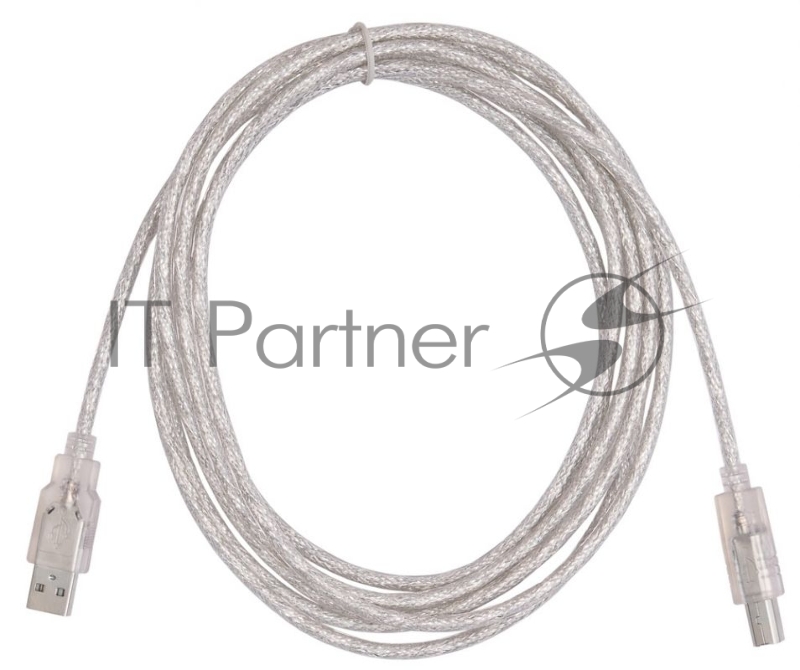 Кабель USB2.0 Buro USB2.0-AM/BM-3-TRANS USB A (m)/USB B (m) 3м