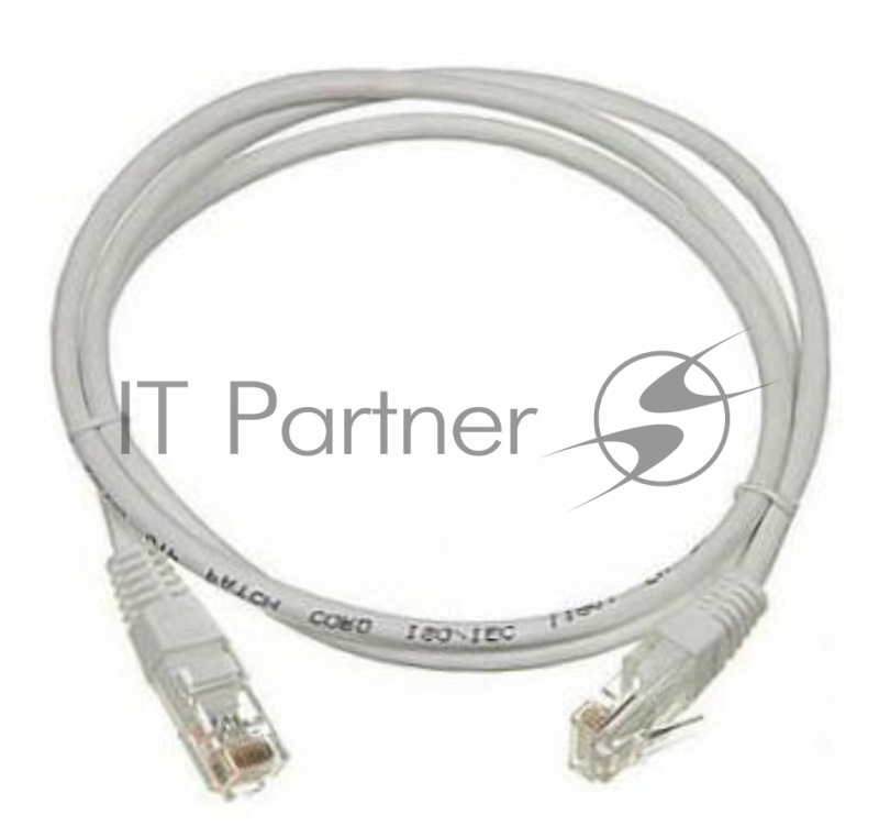 Патч-корд LANMASTER UTP TWT-45-45-2.0/6-GY вилка RJ-45-вилка RJ-45 Cat.6 2м серый ПВХ