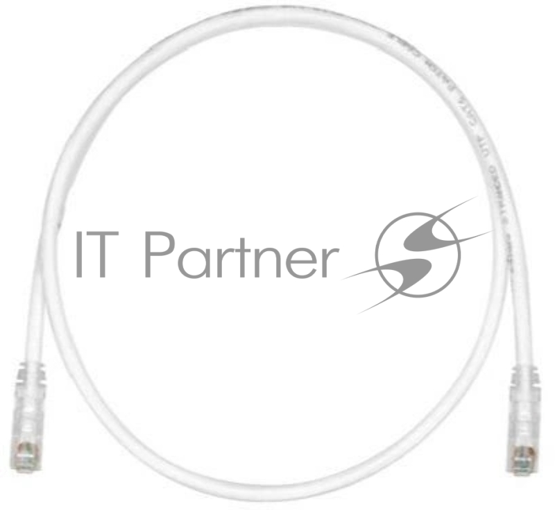 Патч-корд TX6 PLUS UTP PANDUIT UTPSP0.5MY, Cat.6, с модульными разъемами TX6 PLUS на обоих концах, 0.5 м, белый