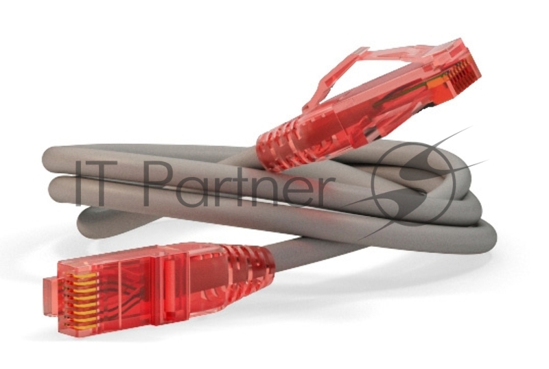 Патч-корд Hyperline U/­UTP, Cat.5e, LSZH, 0.5 м, серый 