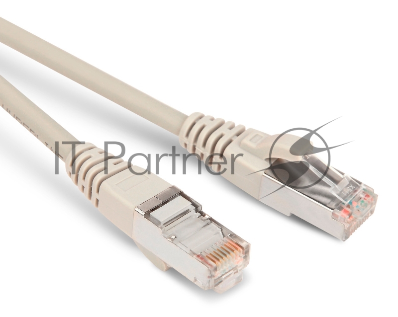 Патч-корд Hyperline PC-LPM-STP-RJ45-RJ45-C5e-3M-LSZH-GY Патч-корд F/­UTP, экранированный, Cat.5e, LSZH, 3 м, серый