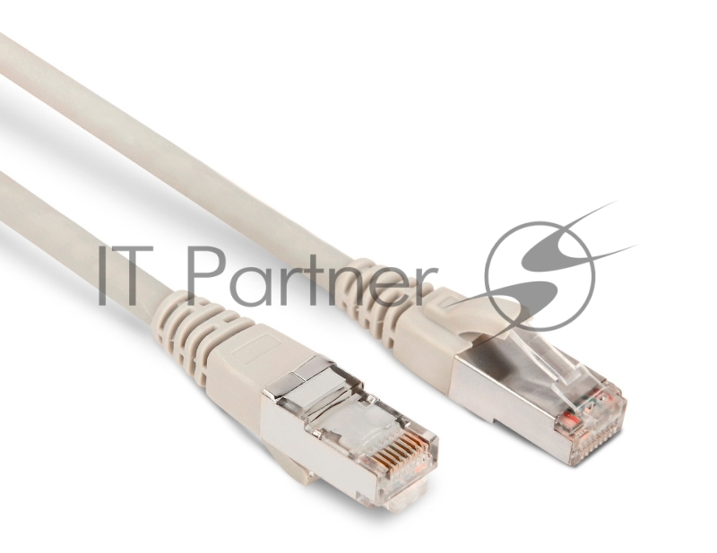 Патч-корд Hyperline PC-LPM-STP-RJ45-RJ45-C6-1M-LSZH-GY Патч-корд F/UTP, экранированный, Cat.6, LSZH, 1 м, серый