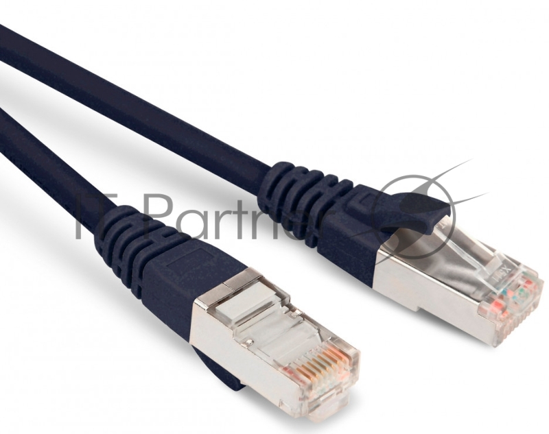 Патч-корд Hyperline F/UTP, экранированный, Cat.5е, LSZH, 5 м, черный PC-LPM-STP-RJ45-RJ45-C5e-5M-LSZH-BK