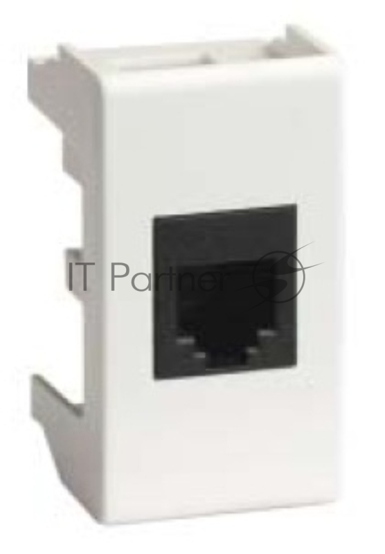 Розетка компьютерная DKC Viva 45048 RJ-45 кат.5Е, экранированная, 8P8C, Hyperline, Dual IDC, белая, 1 модуль