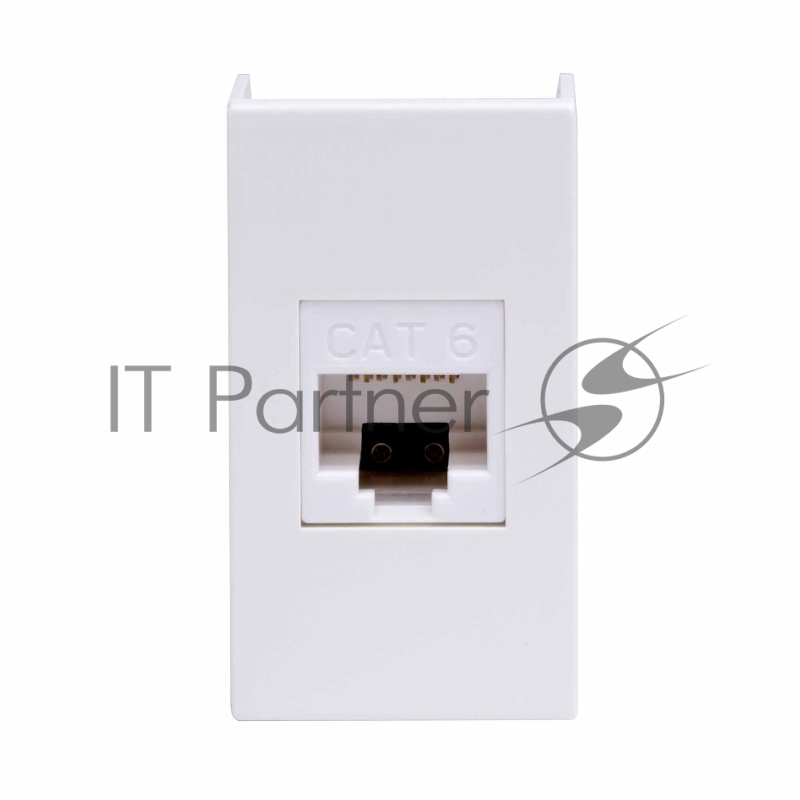 Розетка компьютерная DKC Viva 45058 RJ-45 кат.6, неэкранированная, 8P8C, Hyperline, Dual IDC, белая, 1 модуль