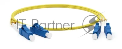 Патч-корд Hyperline волоконно-оптический (шнур) SM 9/125 (OS2), LC/UPC-LC/UPC, duplex, LSZH, 10 м FC-D2-9-LC/UR-LC/UR-H-10M-LSZH-YL (FC-9-LC-LC-UPC-10M)