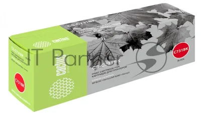 Картридж лазерный Cactus CS-C731BK черный (1600 стр.) для Canon LaserBase MF8230 i-Sensys/MF8280 i-Sensys