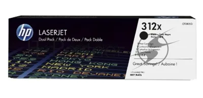 Картридж лазерный двойная упаковка Hewlett-Packard HP 312A CF380XD черный для LaserJet Pro M476dn, M476dw, M476nw 4400 стр.