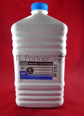 Тонер для Kyocera TK-410/420/435/475, KM-1620/1635/1650/2020/2035/2050 FS-6030MFP/6530MFP/6525MFP/6025MFP TASKalfa 180/181/220/221 (кан. 870г) B&W Premium (Tomoegawa) фас Россия