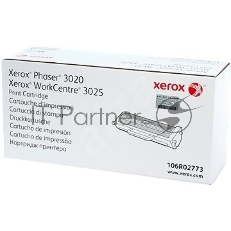 Картридж лазерный Xerox 106R02773 черный для Xerox Phaser 3020/WC 3025 (1500 стр)(Channels)