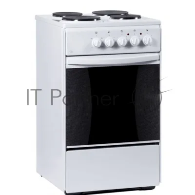 Плита электрическая Flama AE 1401 W белый, конфорок 4 шт, духовка 50 л, 50 см x 85 см x 60 см
