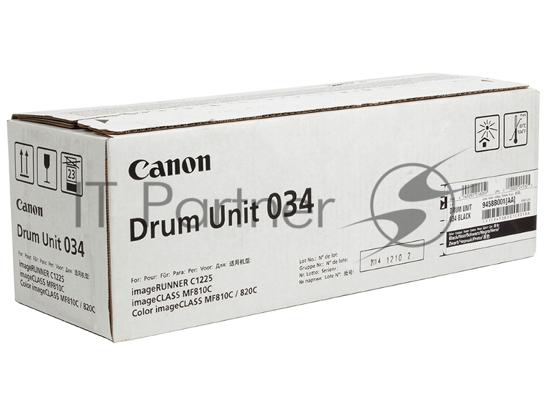 Барабан CANON 034 черный