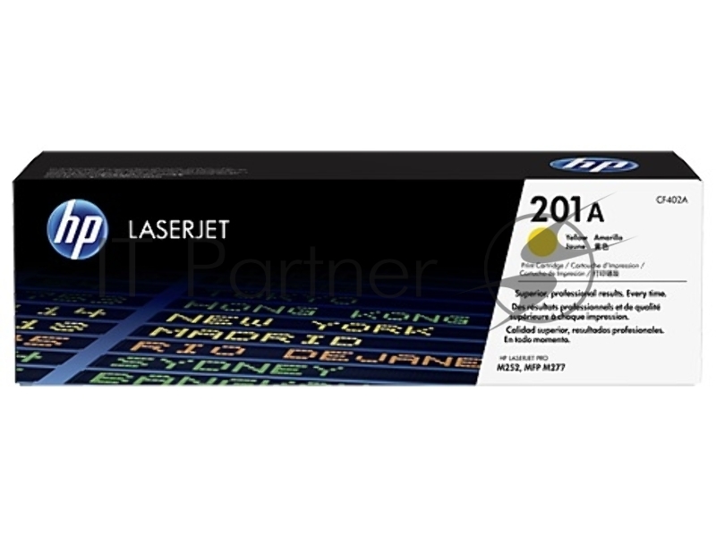 Тонер Картридж HP 201A CF402A желтый для HP CLJ Pro M252/M277 (1400 стр.)