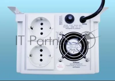 Стабилизатор напряжения Powerman AVS-P Voltage Regulator 3000VA, Digital Indication, Wall Mount, Hardwire Input/Output, 230V, 1 year warranty, White