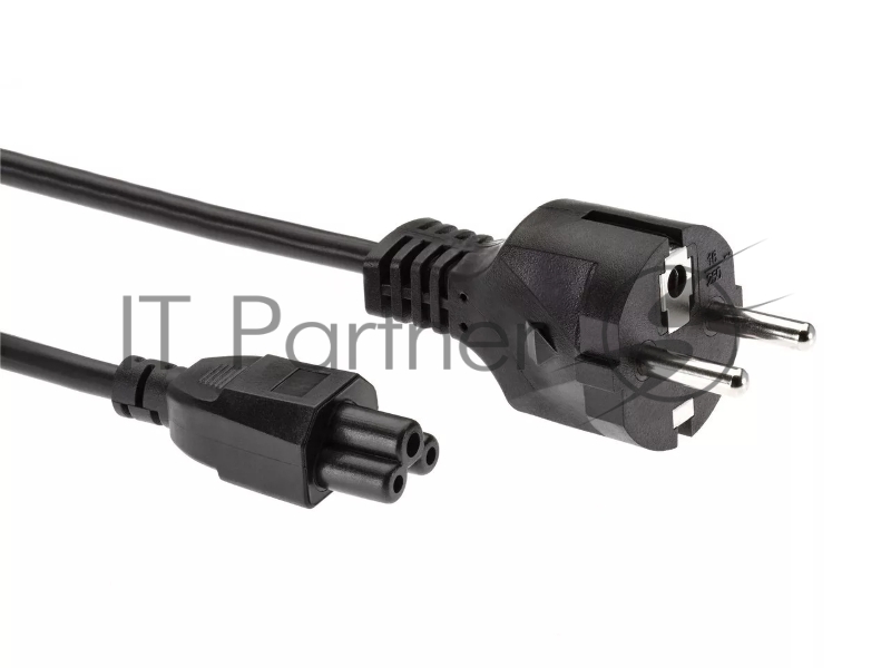 Кабель питания для ноутбуков Telecom 1.8m, 3-pin, с заземлением, 220V (Европейский стандарт)