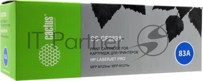 Картридж лазерный Cactus CS-CF283A черный (1500 стр.) для HP LaserJet Pro MFP M125nw, MFP M127fw