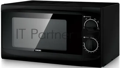 Микроволновая печь BBK 20MWS-706M/B черный, 20 л, 700 Вт, переключатели - поворотный механизм