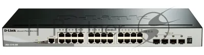 Коммутатор D-Link DGS-1510-28X/A1A, 24×1 Гбит/с + 4×10 Гбит/с SFP+, управляемый