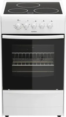 Плита электрическая Darina 1B EC 331 606 W белый/черный, конфорок 3 шт, духовка 50 л, 50 см x 85 см x 56 см