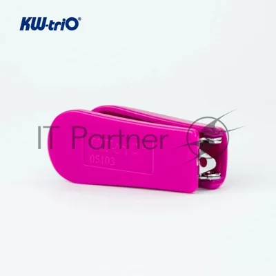 Степлер Kw-Trio 5103 Mini N10 (10листов) встроенный антистеплер ассорти 50 скоб металл/пластик блистер
