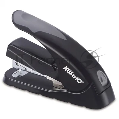 Степлер настольный Kw-Trio 5618 Soft-Touch 24/6 24/8 26/6 26/8 (40 листов) снижение усилия, ассорти, 100 скоб, металл/пластик