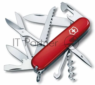 Нож перочинный Victorinox Huntsman (1.3713) 91мм 15функций красный карт.коробка