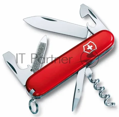 Нож перочинный Victorinox Sportsman (0.3803) 84мм 13 функций красный карт.коробка