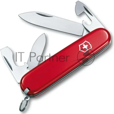 Нож перочинный Victorinox Recruit (0.2503) 84мм 10 функций красный карт.коробка