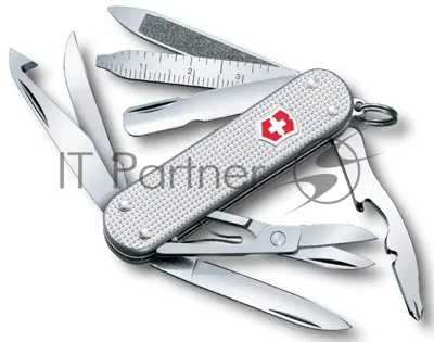 Нож перочинный Victorinox MiniChamp Alox (0.6381.26) 58мм 14 функций серебристый