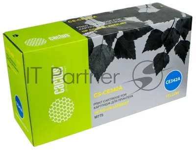 Картридж лазерный Cactus CS-CE342A желтый (16000 стр.) для HP Color LaserJet M775