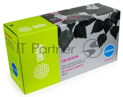 Картридж лазерный Cactus CS-CE343A пурпурный (16000 стр.) для HP Color LaserJet M775