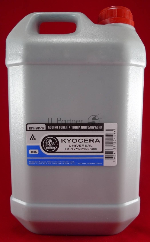 Тонер Kyocera Universal (TK-17/18/20H/100/110/111/112/113/120/122/130/131/132/133/134/140/142/144/170/172/310/312/320/322/330/332/340/342/344/350/352/354) (кан. 1кг) B&W Premium (Tomoegawa) фас России