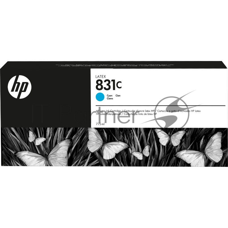Картридж струйный HP 831C 775ml Cyan Latex Ink Cartridge