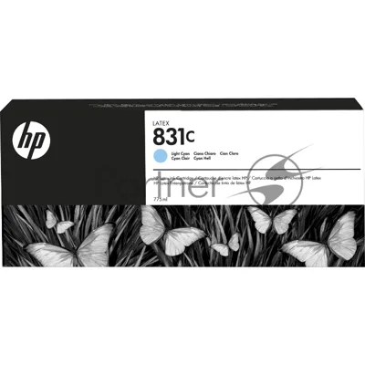 Картридж струйный HP 831C светло-голубой для HP Latex 110, HP Latex 375, HP Latex 310, HP Latex 315 775ml