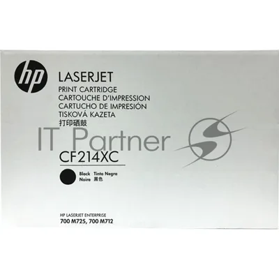 Картридж лазерный контрактный HP CF214XC черный Contr LJ Toner Cartridge