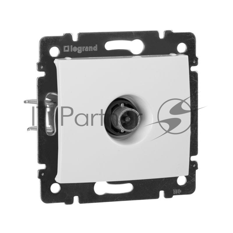 Телевизионная проходная розетка Legrand Valena 774431, белая, 14дБ