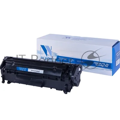 Картридж лазерный NVPrint совместимый HP Q2612A/FX-10/Can703 для HP LJ 1010/1015/1022 Canon L100/M4010/(2000k)